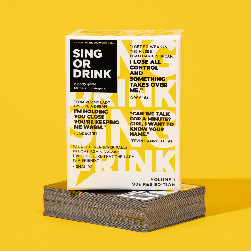 SING OR DRINK™ - VOLUME 1: 90s R&B EDITION – Sing or Drink™