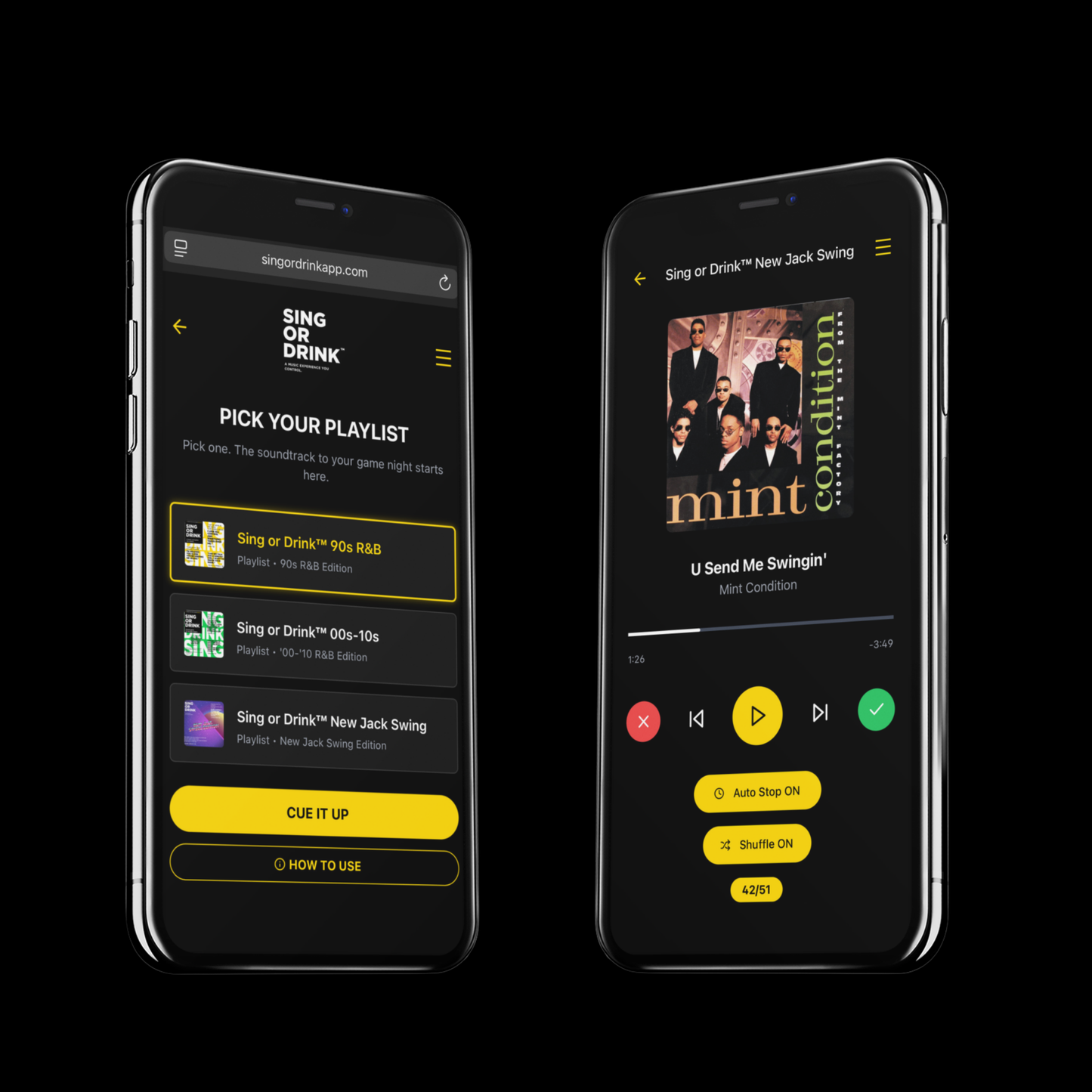 Sing or Drink™ Web App (DIGITAL)