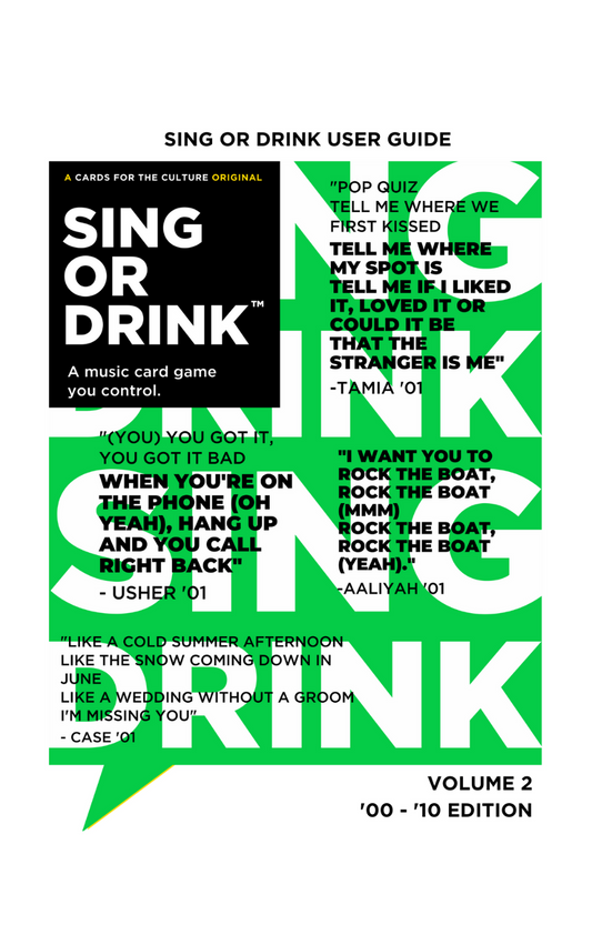 Sing or Drink™ Instructions Guide (VOLUME 2)