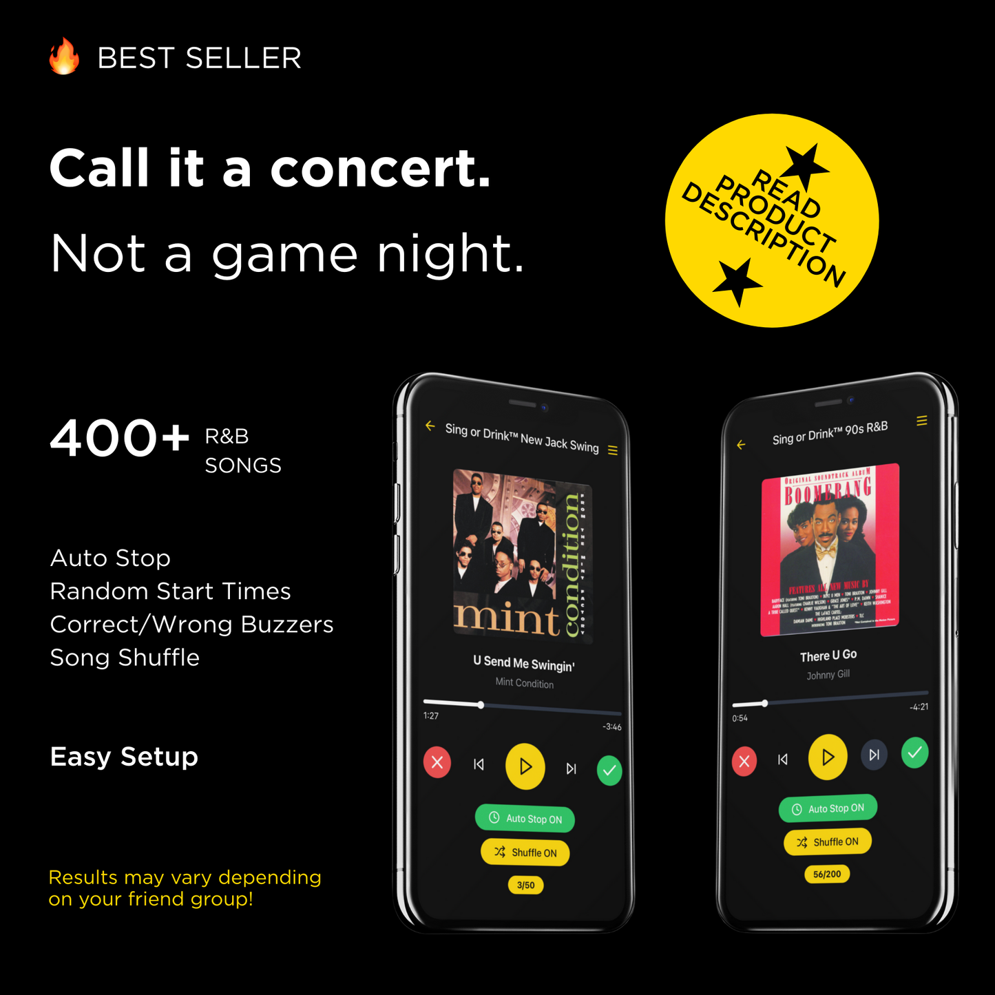 Sing or Drink™ Web App (DIGITAL)